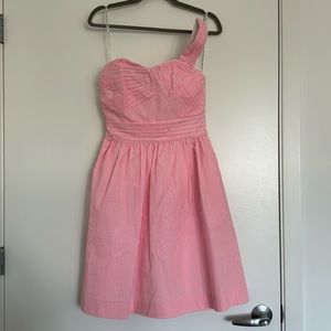 Brand new never worn pink pinstripe dress